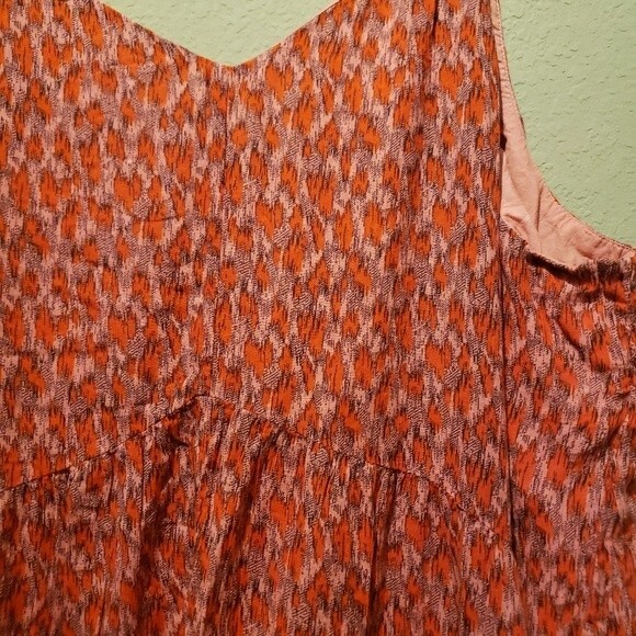 Joie Bondi Tiered Midi Sleeveless Dress in Tea Rose Size XXL - Picture 5 of 9